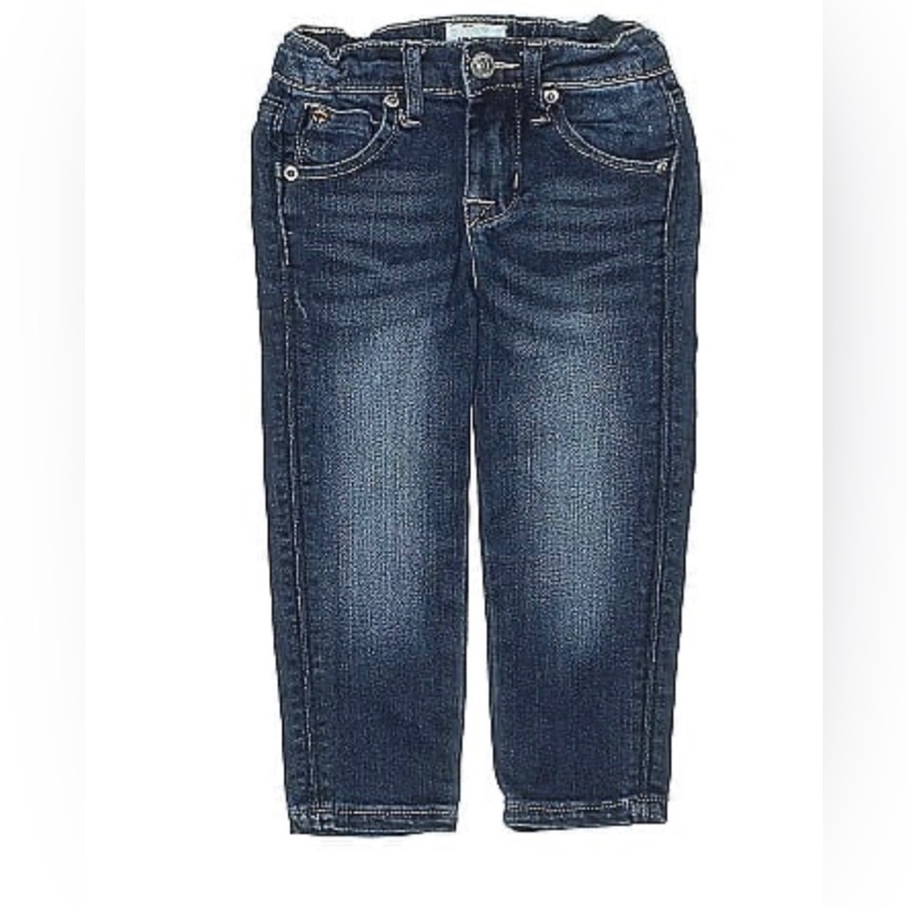 HUDSON Boy/Girl 18 Months Medium Vintage Wash Straight Jeans w/Adjustable Waist